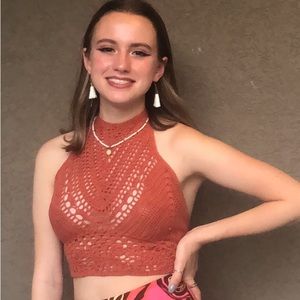 Forever 21 crochet top! Size small!